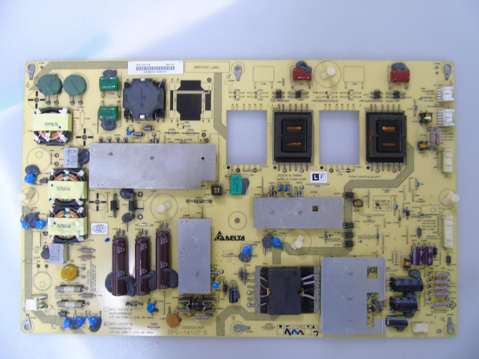 Sharp RUNTKA688WJQZ DPS-141CP B Power board for LCD-46FF1A LCD-5 - Click Image to Close